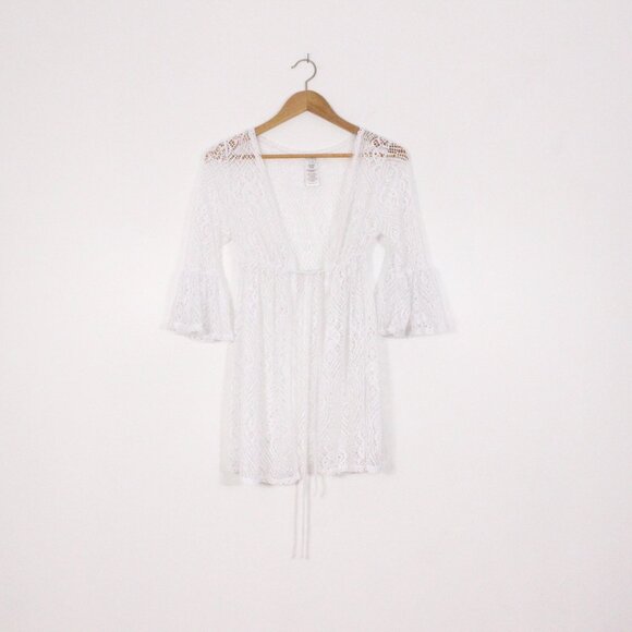 *TIME AND TRU White Beach Cover Up - Picture 3 of 7